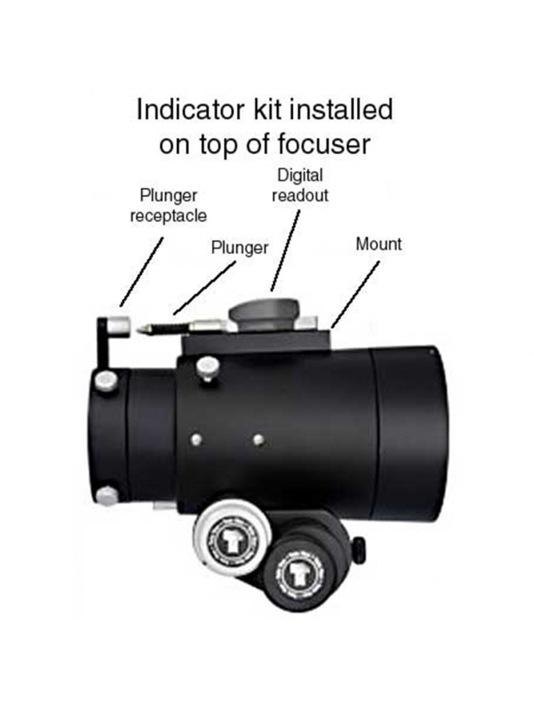 10 Micron digital focus indicator kit for 2" focuser TeleVue refractors