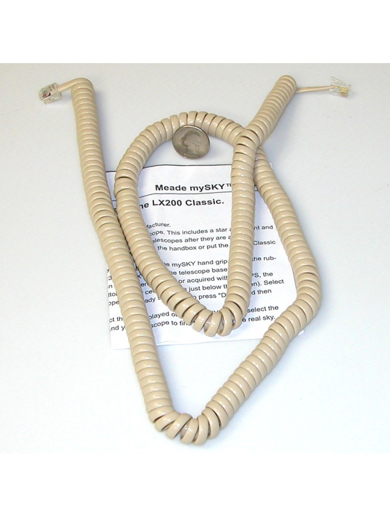 MySKY scope control cable for AutoStar II-equipped scopes only