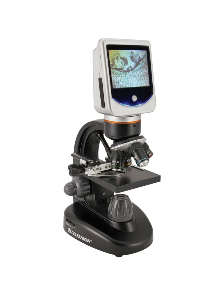 40X to 1600x Professional AC/DC Digital Microscope - Touch-screen LCD