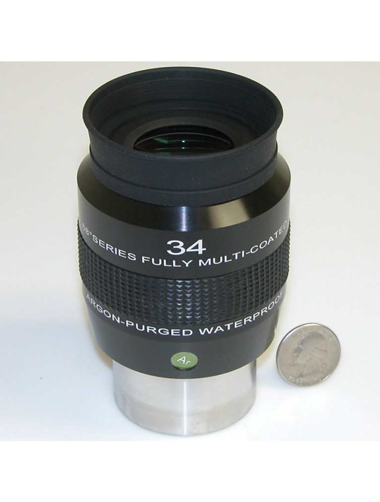 34mm 68° field argon-purged waterproof 2" eyepiece