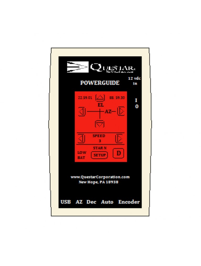 Questar Powerguide III DC drive/drive corrector installed in older 7" Questars