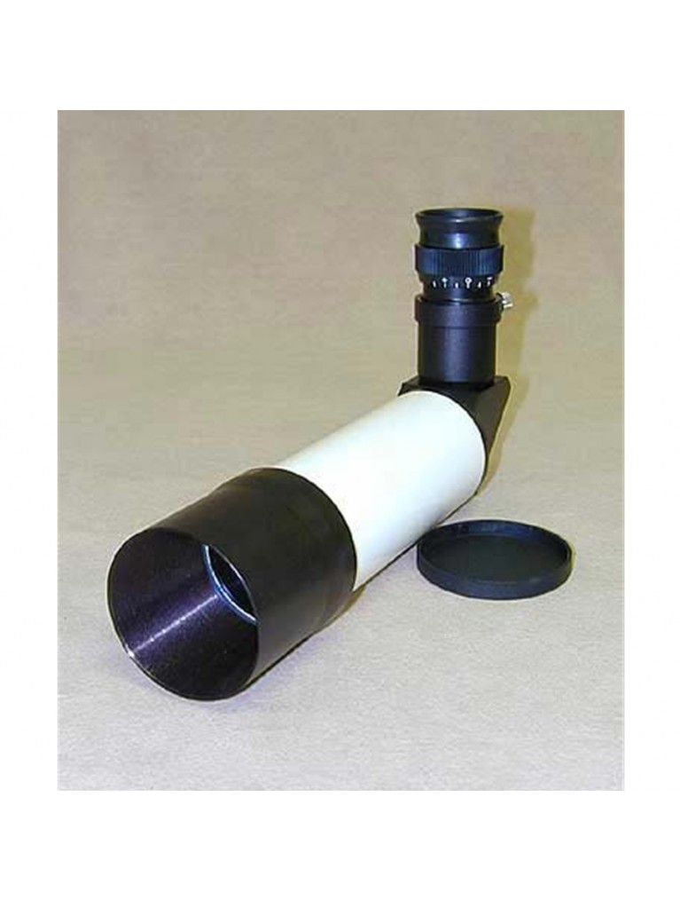 7.5 X 50mm white right angle finder