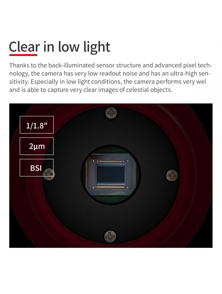 ZWO ASI678MC Color CMOS Astronomy Imaging Camera