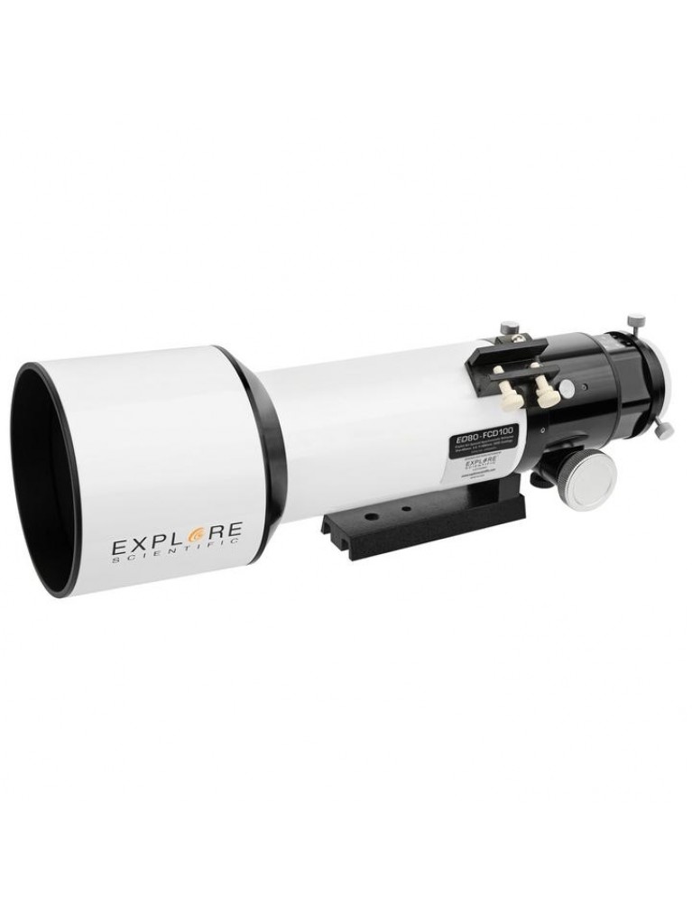 Explore Scientific 80mm f/6 ED Classic White Tube FCD100 Series APO Triplet Refractor