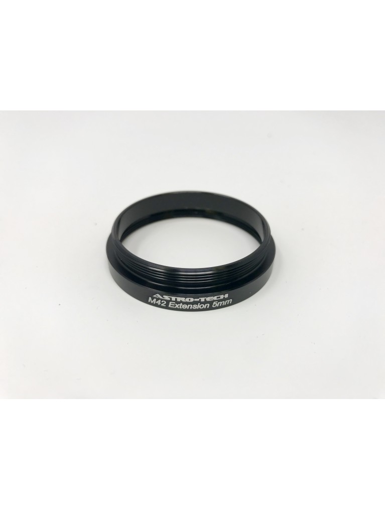 Astro-Tech 5mm T-thread spacer ring for DSLR and CCD imaging with 42mm Threads