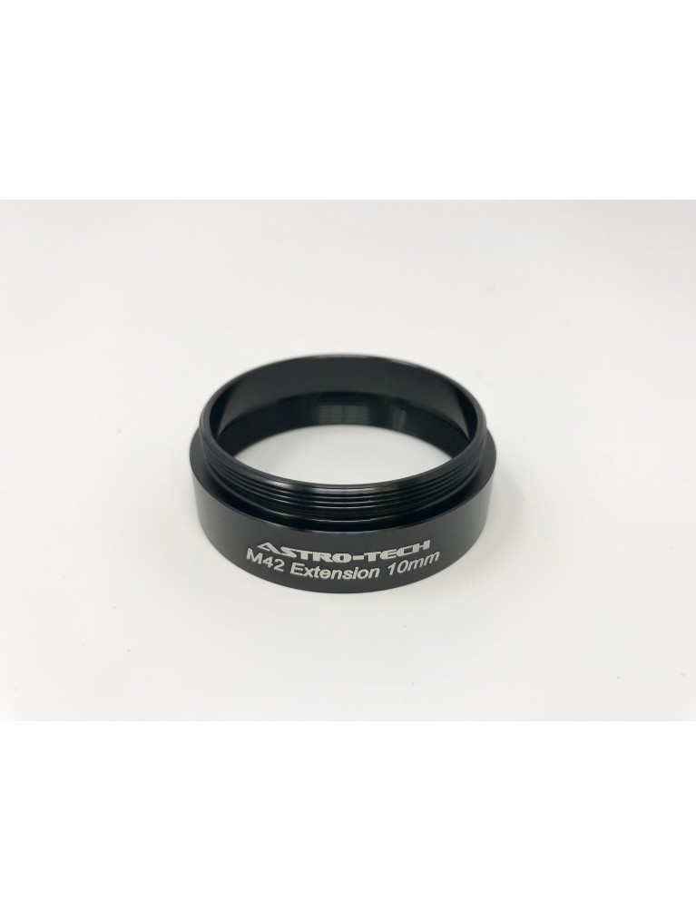 Astro-Tech 10mm T-thread spacer ring for DSLR and CCD imaging with 42mm Threads