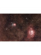 Image of M8 and M20 taken by Jason Blaschka with the Astro-Tech showing the wide field imaging capability of the scope.