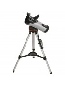 Full length image of the Celestron 114LCM on its tripod.